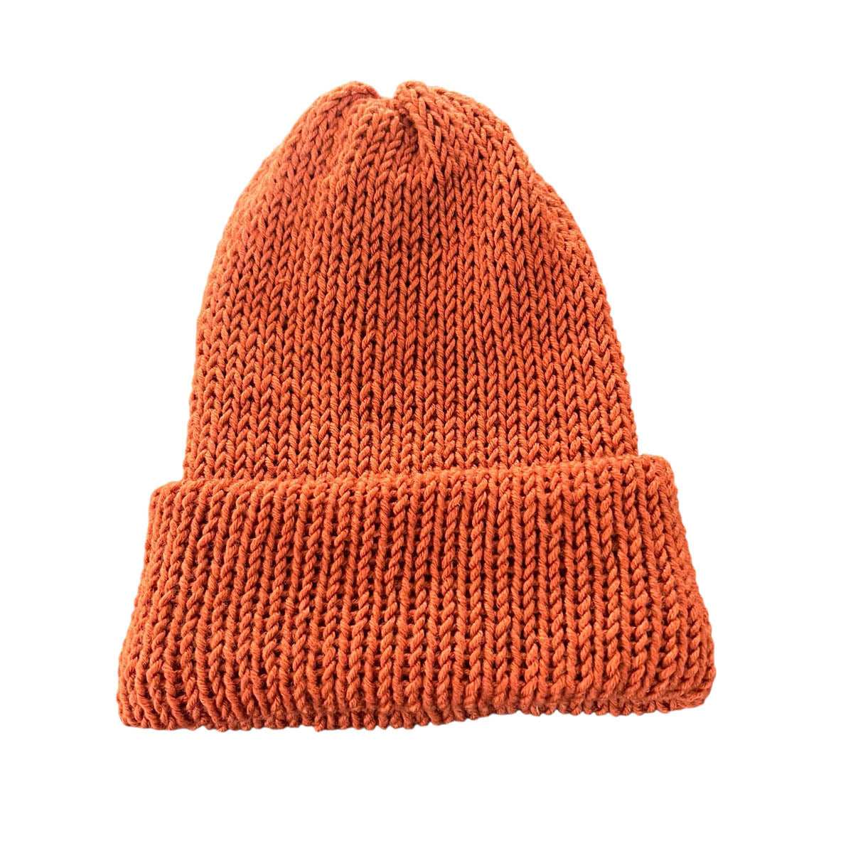 Knitted Beanie - Double Knitted and Reversible Size: Most Adults - #1007