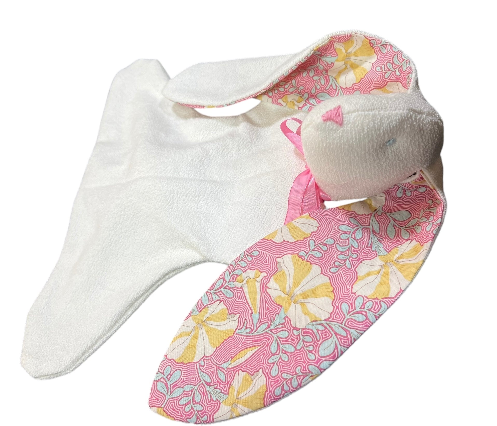 BABY GIRL Bunny Lovey/Comforter - (Multiple Choice)