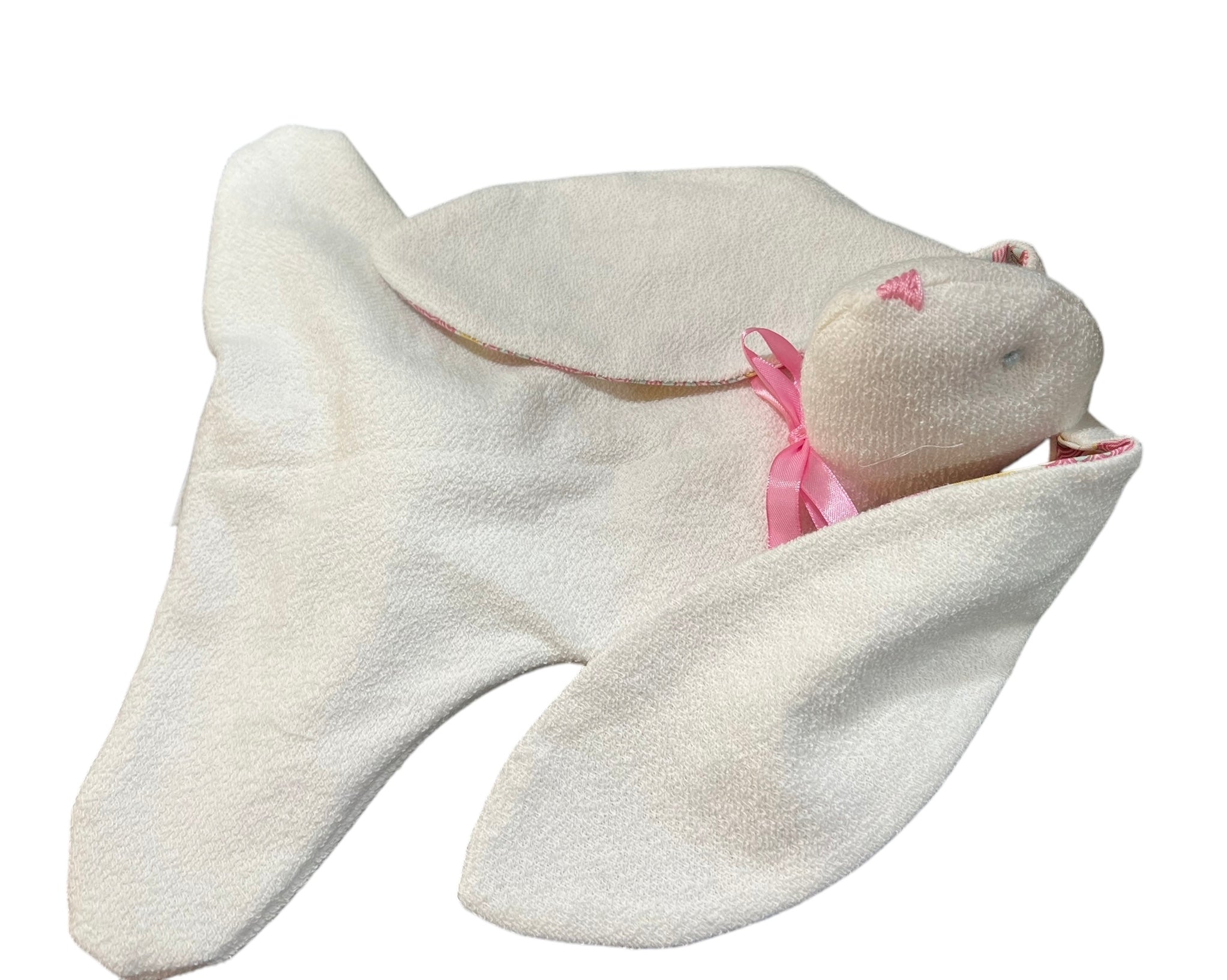BABY GIRL Bunny Lovey/Comforter - (Multiple Choice)
