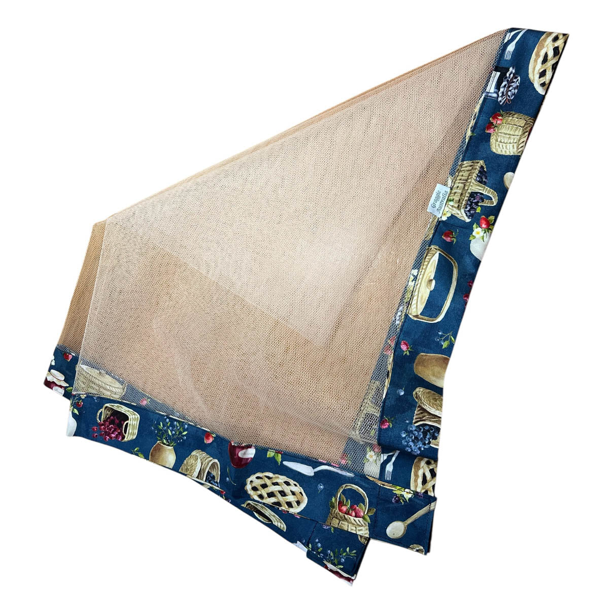 Picnic/Outdoor Table Linen Set - 1 Table Cloth, 4 Napkins, 1 No Flies Food Cover