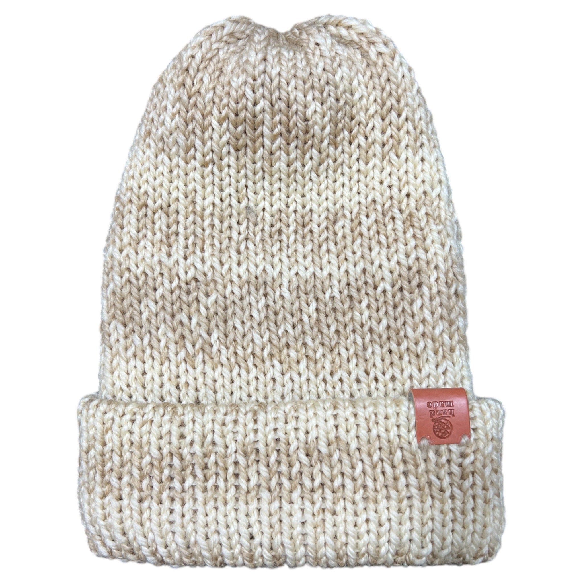 Knitted Beanie - Double Thickness Premium Italian Merino Size L #1013